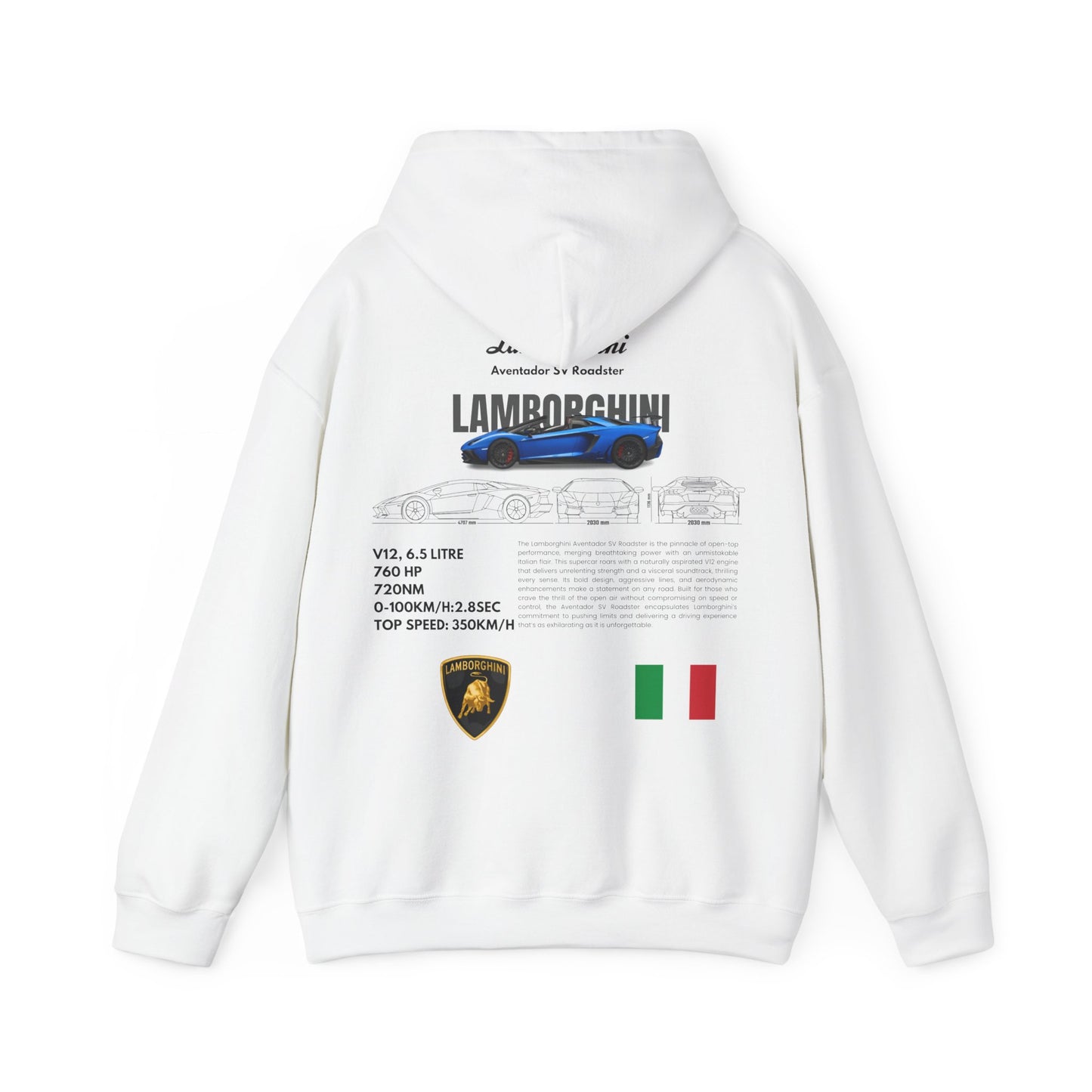 Lamborghini Aventador Hoodie